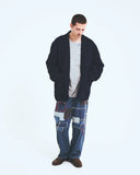 KUON Sashiko Mended Denim Trousers