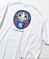 FREAK'S STORE x MLB Back Print 'DARUMA' Crew Neck T-Shirt