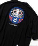 FREAK'S STORE x MLB Back Print 'DARUMA' Crew Neck T-Shirt