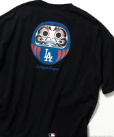 FREAK'S STORE x MLB Back Print 'DARUMA' Crew Neck T-Shirt