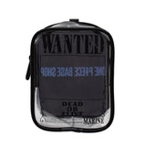 ONE PIECE BASE SHOP Clear Pouch WANTED