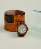 BEAMS BOY x TIMEX RING WATCH Tortoise Shell