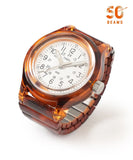 BEAMS BOY x TIMEX RING WATCH Tortoise Shell