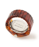 BEAMS BOY x TIMEX RING WATCH Tortoise Shell