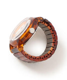 BEAMS BOY x TIMEX RING WATCH Tortoise Shell