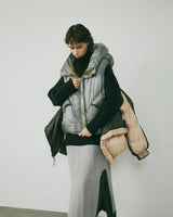 beautiful people x NANGA multilayering down vest blouson