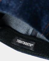 TIGHTBOOTH 25S/S LABEL LOGO DENIM 6 PANEL [ SS25-H02 ]