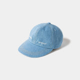 TIGHTBOOTH 25S/S LABEL LOGO DENIM 6 PANEL [ SS25-H02 ]