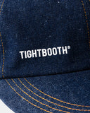 TIGHTBOOTH 25S/S LABEL LOGO DENIM 6 PANEL [ SS25-H02 ]