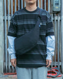 COMME des GARCONS HOMME POLYESTER CHECK PATTERN BAG [ HQ-K202-051 ]