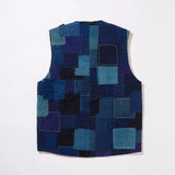KUON Vintage Boro Patchwork Vest