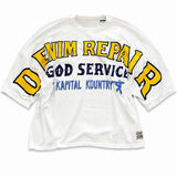 KAPITAL Tenjiku Katabira HUGE-T ( DENIM REPAIR pt ) [ K2606SC220 ]
