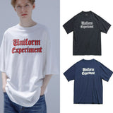 uniform experiment 23A/W GOTHIC LOGO BAGGY TEE [ UE-232026 ] cotwo