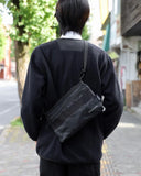 COMME des GARCONS HOMME x BRIEFING CHECKERED REVERSIBLE SACOCHE [ HR-K209-051 ]