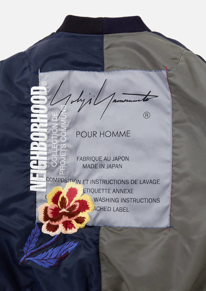NEIGHBORHOOD x YOHJI YAMAMOTO . MA-1 JACKET [ 232SPYYN NEIGHBORHOOD x YOHJI YAMAMOTO . MA-1 JACKET [ 232SPYYN