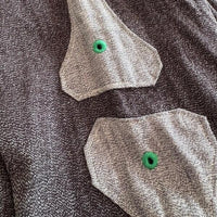 KAPITAL Figured Chambray 2TONE BONE Patch Ventilator Work Shirt [ K2504LS143 ]