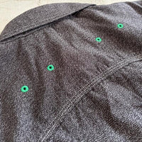 KAPITAL Figured Chambray 2TONE BONE Patch Ventilator Work Shirt [ K2504LS143 ]