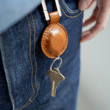 White Mountaineering LEATHER REEL KEYCHAIN
