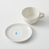 Blue Bottle Coffee x KINTO Latte Cup & Saucer Set (White)