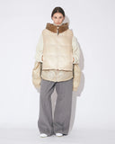 beautiful people x NANGA multilayering down vest blouson