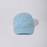 KUON 25S/S Sashiko All Over Cap [ 114CP030000-02-09 ]