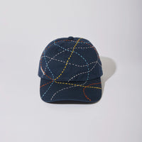 KUON 25S/S Sashiko All Over Cap [ 114CP030000-02-09 ]