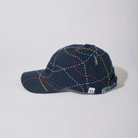KUON 25S/S Sashiko All Over Cap [ 114CP030000-02-09 ]