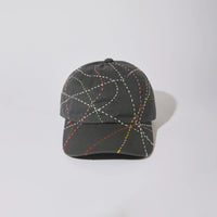 KUON 25S/S Sashiko All Over Cap [ 114CP030000-02-09 ]