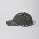 KUON 25S/S Sashiko All Over Cap [ 114CP030000-02-09 ]