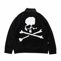 MASTERMIND WORLD 25A/W VELOUR TRACK JACKET [ MW25S15-BL028 ]