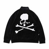 MASTERMIND WORLD 25A/W VELOUR TRACK JACKET [ MW25S15-BL028 ]