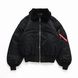 MASTERMIND WORLD x ALPHA INDUSTRIES B-15 FLIGHT JACKET [ MW25C15-BL105 ] 