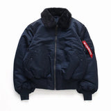 MASTERMIND WORLD x ALPHA INDUSTRIES B-15 FLIGHT JACKET [ MW25C15-BL105 ]