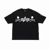 MASTERMIND WORLD x ALPHA INDUSTRIES TEE [ MW25C15-TS215 ]