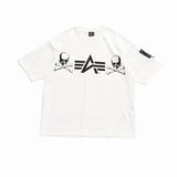 MASTERMIND WORLD x ALPHA INDUSTRIES TEE [ MW25C15-TS215 ]