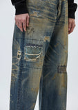 NEIGHORHOOD 25S/S SAVAGE DENIM DP WIDE PANTS [ 251XBNH-PTM07 ]