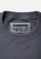 NEIGHBORHOOD x AGNES B. . SWEAT SHIRT LS