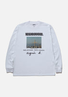 NEIGHBORHOOD x AGNES B. . CREWNECK LS-2