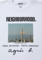 NEIGHBORHOOD x AGNES B. . CREWNECK LS-2