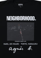 NEIGHBORHOOD x AGNES B. . CREWNECK LS-2