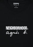 NEIGHBORHOOD x AGNES B. . CREWNECK SS-1