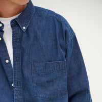 DESCENDANT 25A/W ALLEN DENIM LS SHIRT [ 252WVDS-SHM01 ]