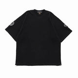 MASTERMIND WORLD x VANSON BOXY FIT DAMEGED THERMAL S/S TEE