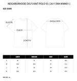 NEIGHBORHOOD 26S/S KNIT POLO SS [ 26113NH-KNM01 ]