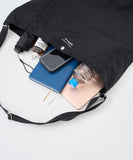 COMME des GARCONS HOMME Cotton Nylon Grosgrain Bag [ HQ-K292 ]