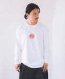BEAMS RECORDS LOGO PRINT LONG SLEEVE TEE