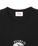 BEAMS RECORDS LOGO PRINT LONG SLEEVE TEE