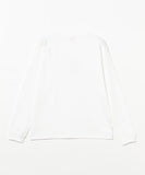BEAMS RECORDS LOGO PRINT LONG SLEEVE TEE