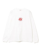 BEAMS RECORDS LOGO PRINT LONG SLEEVE TEE