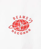 BEAMS RECORDS LOGO PRINT LONG SLEEVE TEE